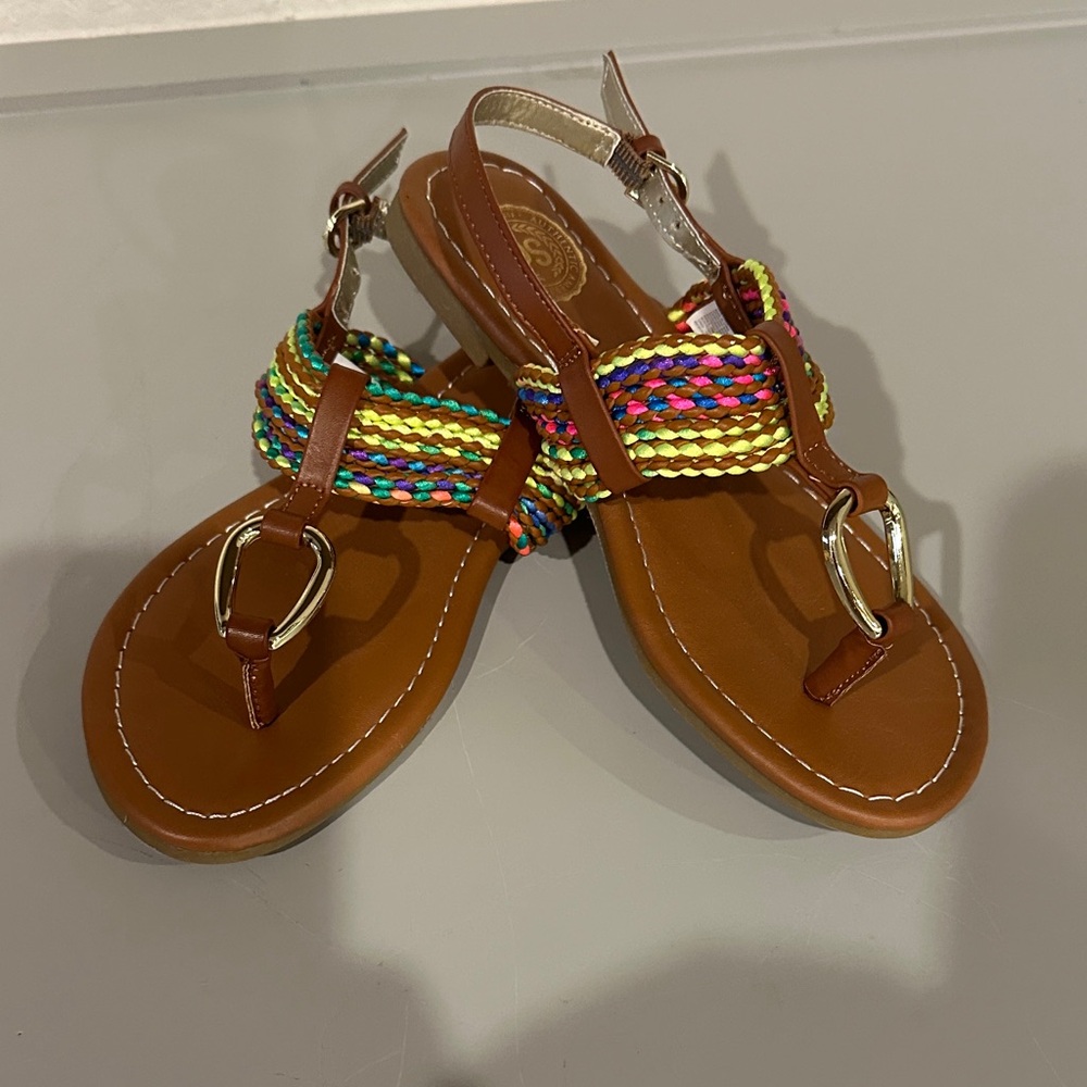 American Eagle Outfitters Multicolor Braided Sandals